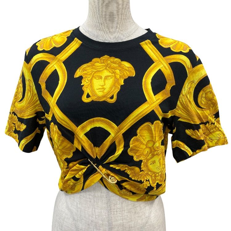 未使用 VERSACE ヴェルサーチ バロッコ メデューサ クルーネック T