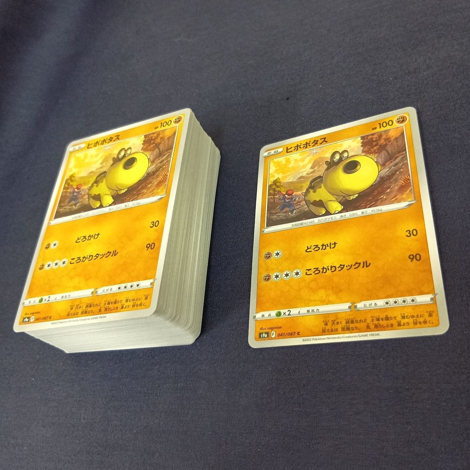P100654(とう) ポケモンカード ヒポポタス② 100枚 まとめ売り pokemon