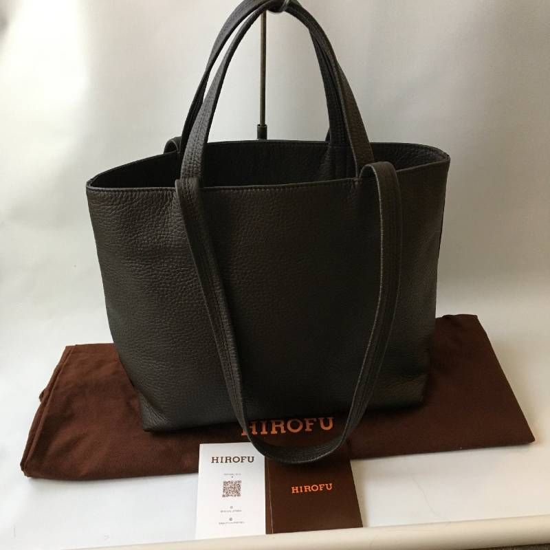 極美品 HIROFU（ヒロフ） レザー トート バッグ - メルカリ