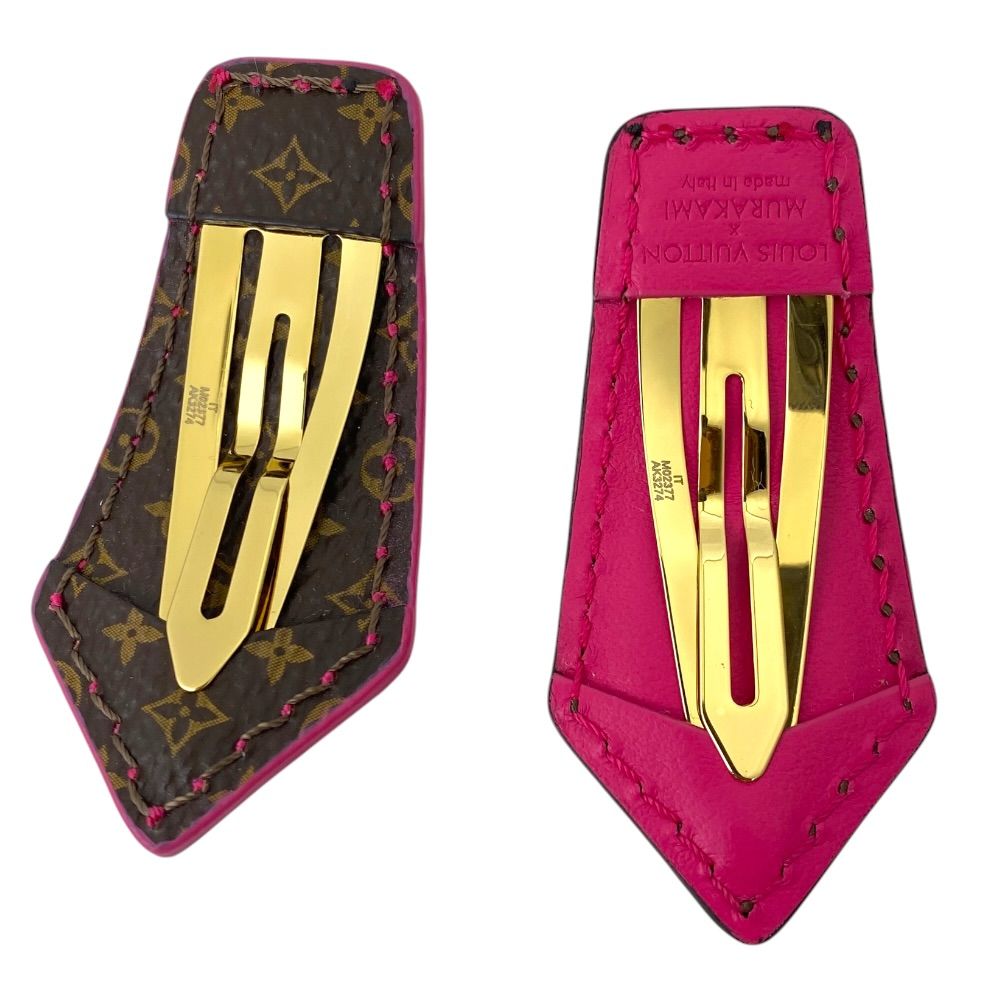 美品 LOUIS VUITTON ルイヴィトン セット2 バレッタ LV バックステージ
