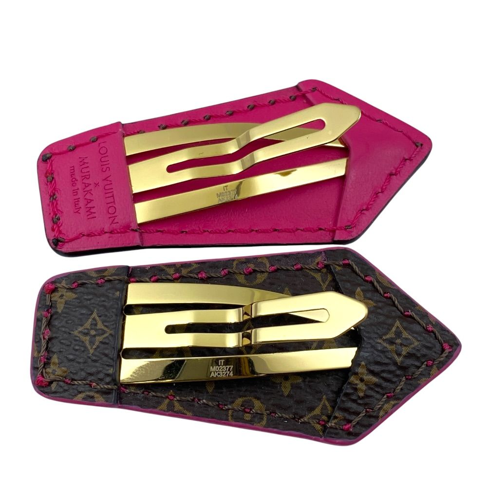美品 LOUIS VUITTON ルイヴィトン セット2 バレッタ LV バックステージ