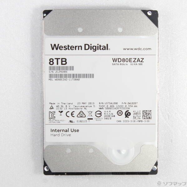ソフマップ 〔中古品〕 WD80EZAZ-11TBA0【344】