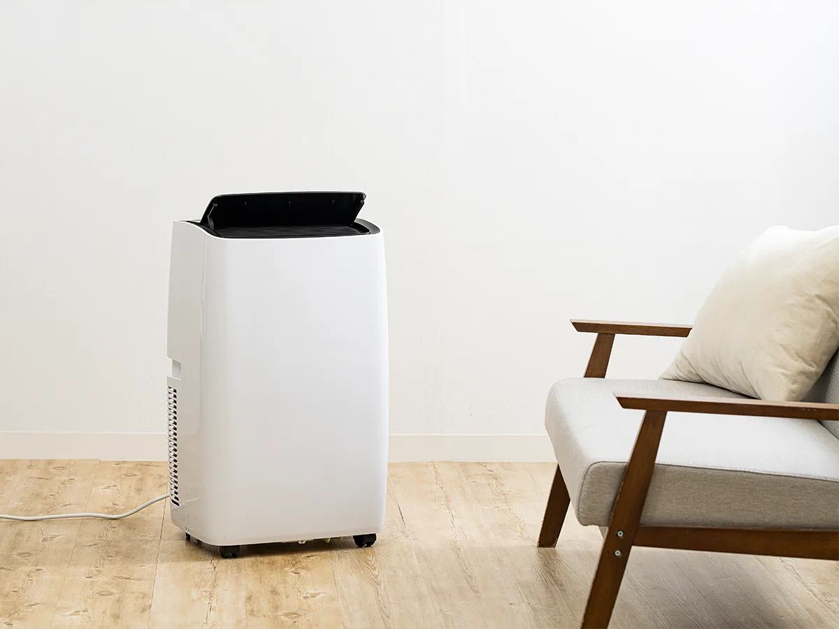 パワフルポータブルエアコン オートルーバー付き 未使用 アウトレット品 2025年製 QUADS クワッズ QS520WH airmove エキスパート藤沢辻堂店