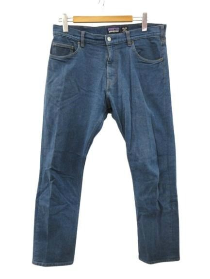 パタゴニア Patagonia デニムパンツ ストレートフィット 21615FA22 ストレッチ ブルー W35