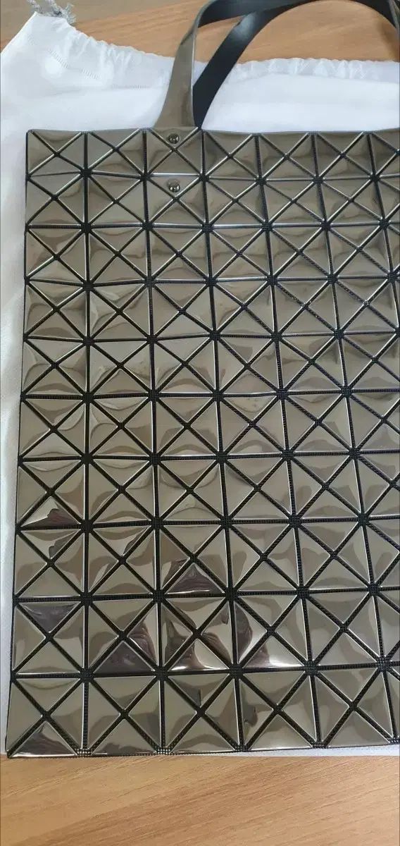 BAO BAO ISSEY MIYAKE バオバオイッセイミヤケ バッグ プラチナ ガンメタル トートバッグ 正規品 S級 (ハングルタグ) ショルダーバッグ クロスバック