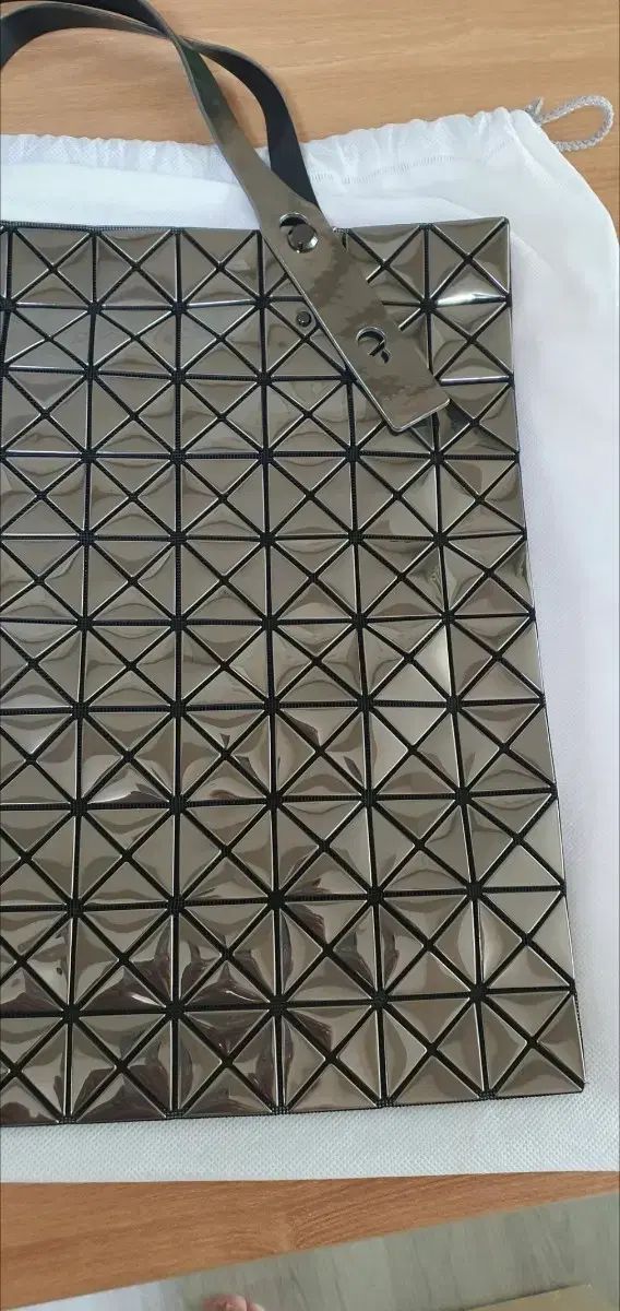 BAO BAO ISSEY MIYAKE バオバオイッセイミヤケ バッグ プラチナ ガンメタル トートバッグ 正規品 S級 (ハングルタグ) ショルダーバッグ クロスバック