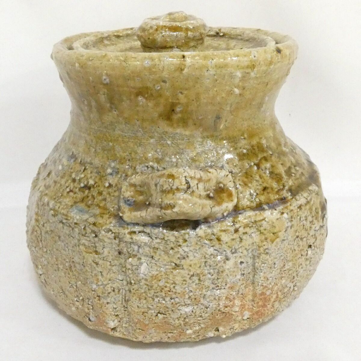 茶道具 　加納臣峰　数茶碗 10客　自然灰釉　共箱　宝仙窯 六月の特売品】宝仙窯 加納臣峰作 自然灰釉水指 茶道具【中古 美品