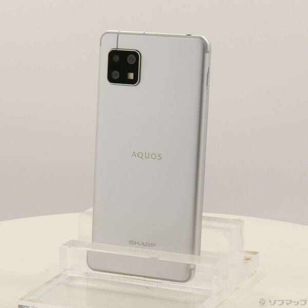 中古品〕 AQUOS sense4 64GB シルバー SH-41A docomo【262】 sense4