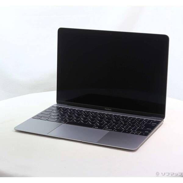 ソフマップ 〔中古品〕 MacBook 12-inch Early-2016 MLH82J／A Core_m7 1.3GHz 8GB SSD512GB スペースグレイ 〔10.15 Catalina〕【198】