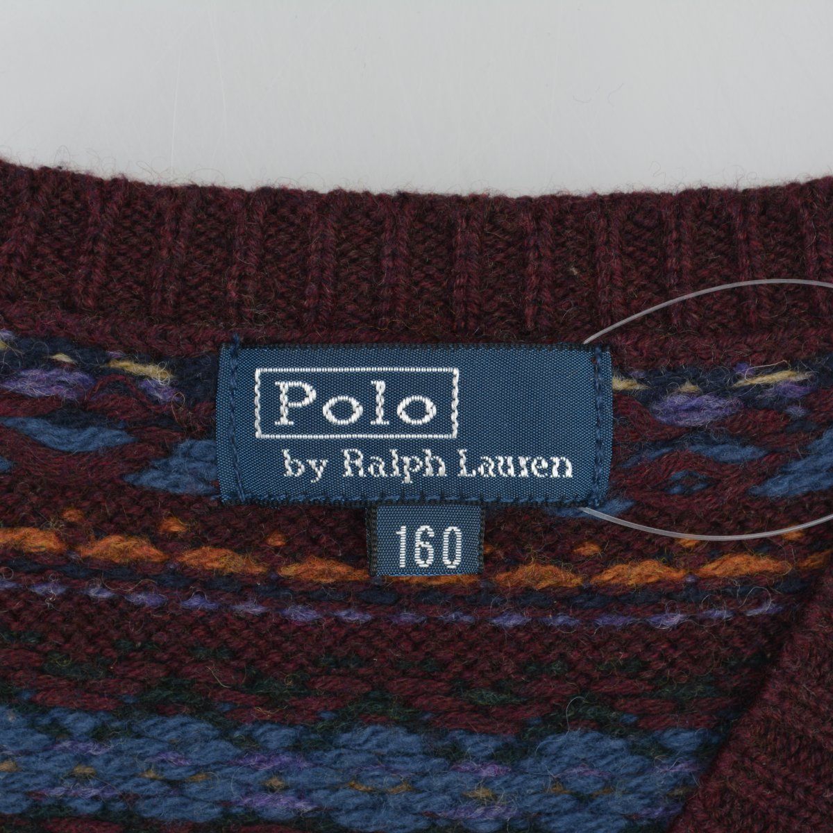POLORALPHLAUREN】ノルディック柄Vネックニットベスト - メルカリ