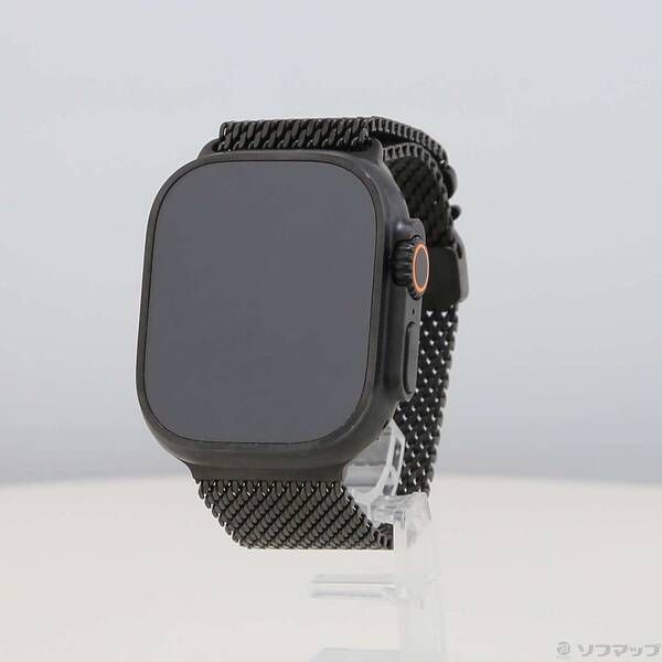 ソフマップ 〔中古品〕 Apple Watch Ultra 2 GPS + Cellular 49mm ブラックチタニウムケース ブラックチタニウムミラネーゼループ【348】