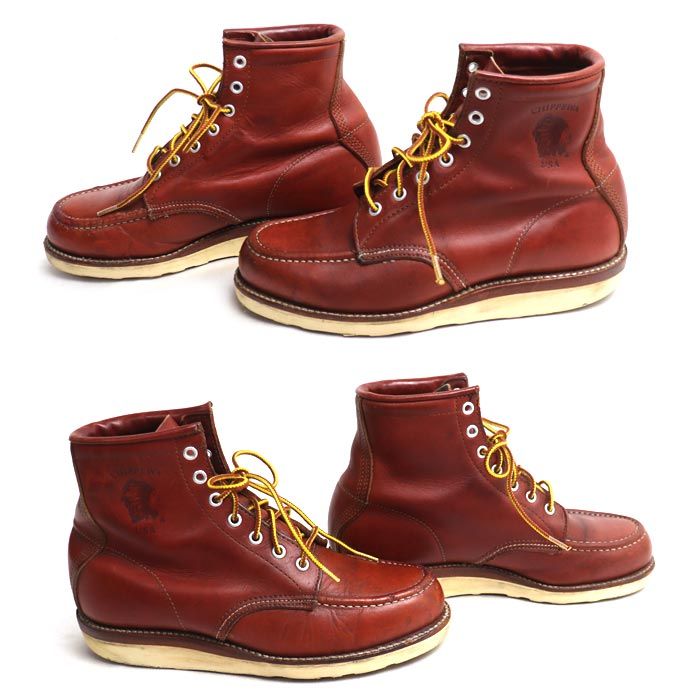 Chippewa チペワ 6インチ モックトゥ ブーツ 赤茶 29493 PORTAGE ORO