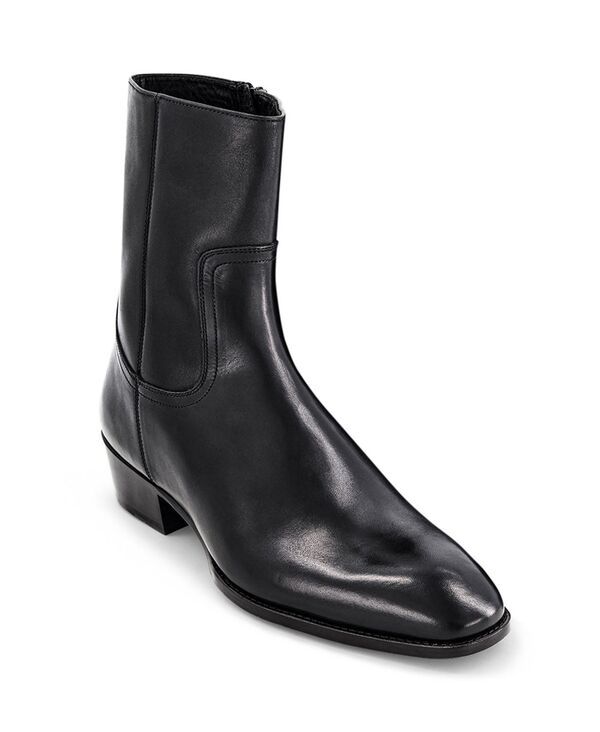 アンソニー ヴィア メンズ シューズ ブーツ・レインブーツ Anthony Veer Mens Lennox Zipper Boots Black ブラック