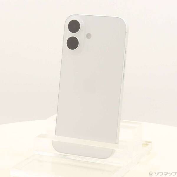 ソフマップ 〔中古品〕 iPhone16 256GB ホワイト MYDX3J／A SIMフリー【258】