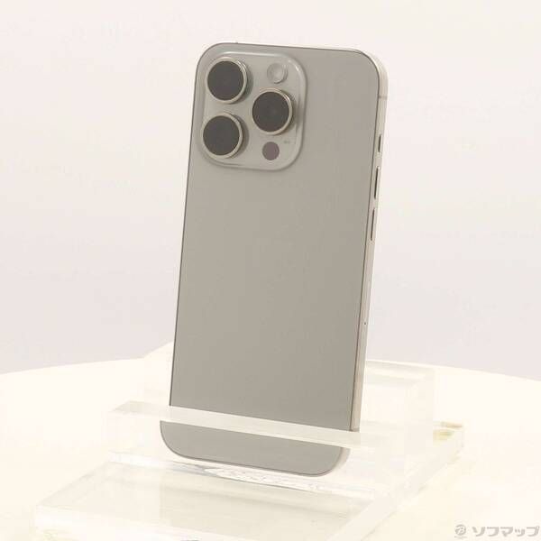 ソフマップ 〔中古品〕 iPhone15 Pro 128GB ナチュラルチタニウム MTU93J／A SIMフリー【258】