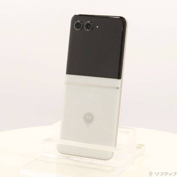 ソフマップ 〔中古品〕 motorola razr 50d 256GB ホワイトマーブル M-51E docomo SIMフリー【258】