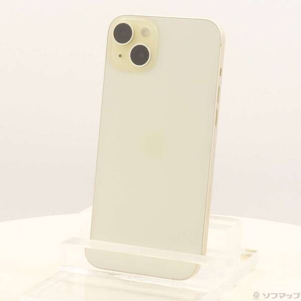 ソフマップ 〔中古品〕 iPhone15 Plus 128GB イエロー MU0A3J／A SIMフリー【262】