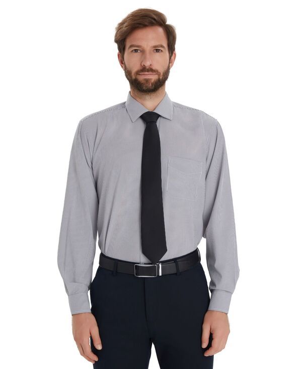 クラブルーム メンズ トップス シャツ Club Roomens Traveler Dresshirt Gray グレー