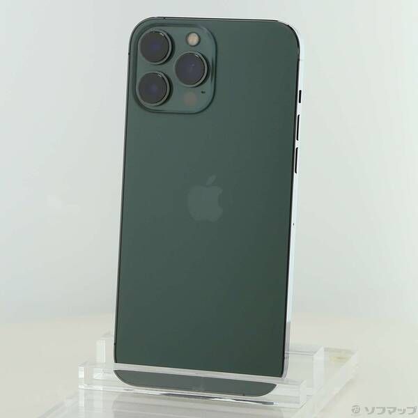 ソフマップ 〔中古品〕 iPhone13 Pro Max 256GB アルパイングリーン MNCV3J／A SIMフリー【276】