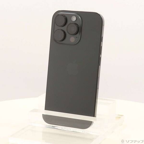 ソフマップ 〔中古品〕 iPhone16 Pro 256GB ブラックチタニウム MYN03J／A SIMフリー【262】