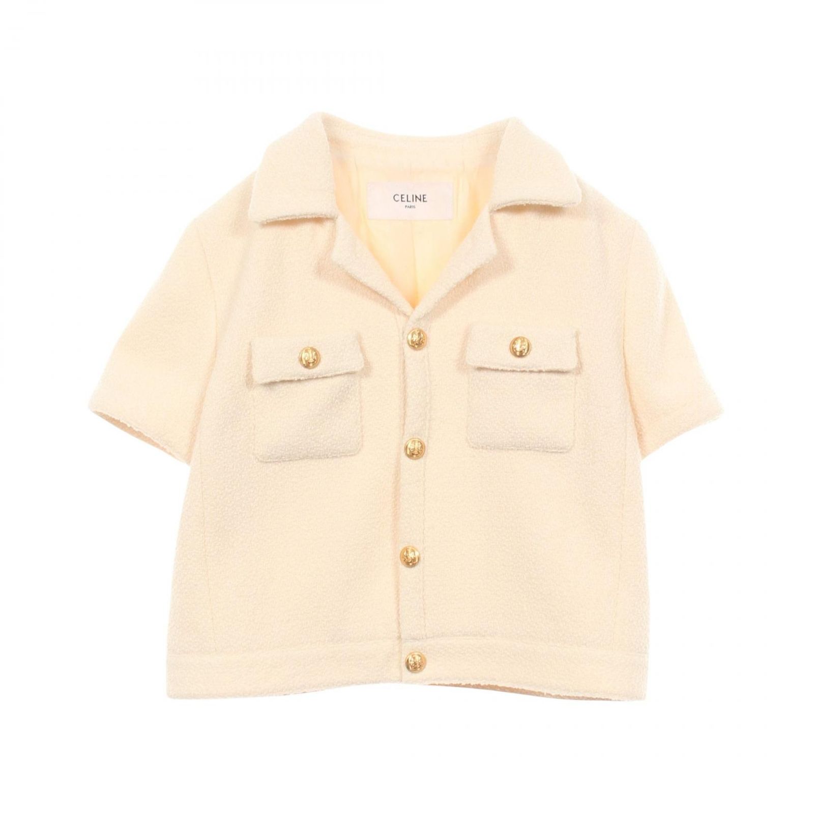 CELINE セリーヌ ツイード 半袖 その他ジャケット