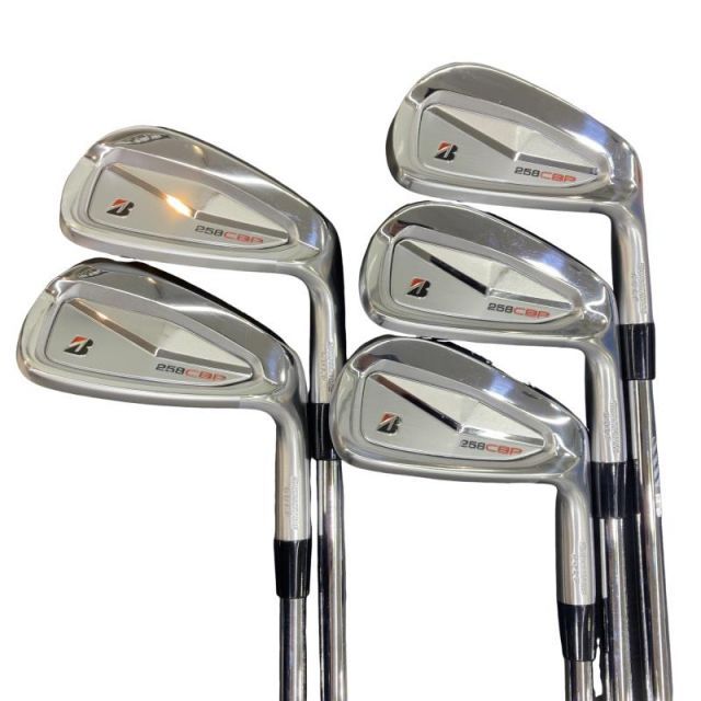 【中古】 ブリヂストン BRIDGESTONE 258CBP 6S アイアンセット IR 純正特注シャフト (フレックスS) メンズ 男性用 右利き 右用 Cランク ゴルフクラブ