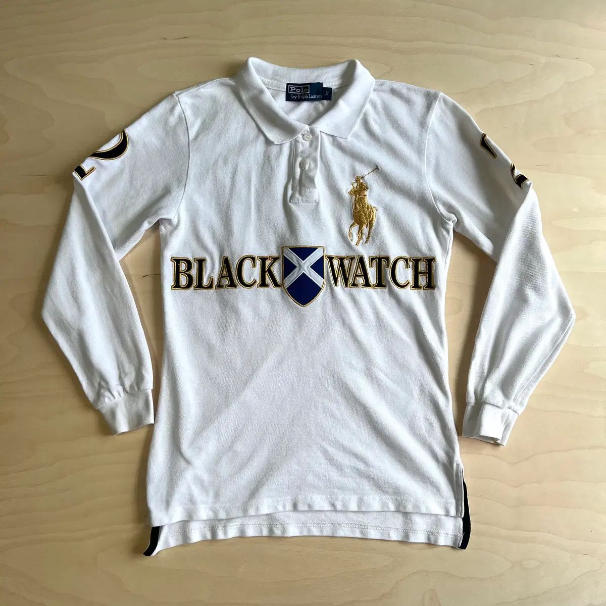 ポロラルフローレン ブラック ワッチ カラーTシャツ