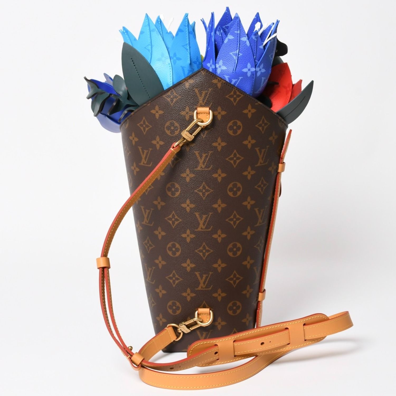 新品同様 LOUIS VUITTON ルイヴィトン 22FW フラワーブーケ ショルダー