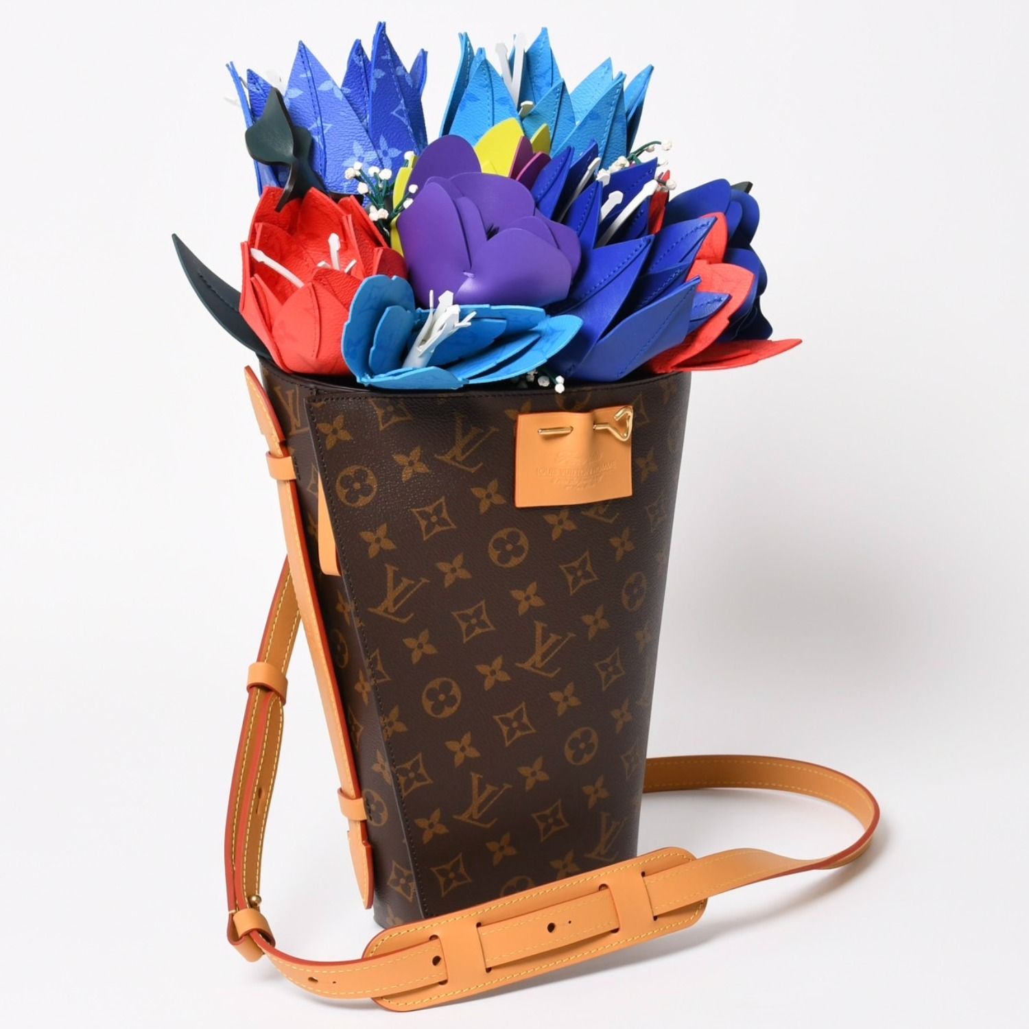 新品同様 LOUIS VUITTON ルイヴィトン 22FW フラワーブーケ ショルダー