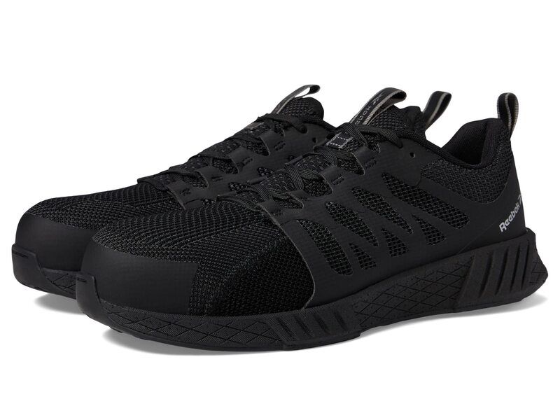 リーボック メンズ シューズ スニーカー Reebok Work Fusion Flexweave Work EH Comp Toe Black ブラック