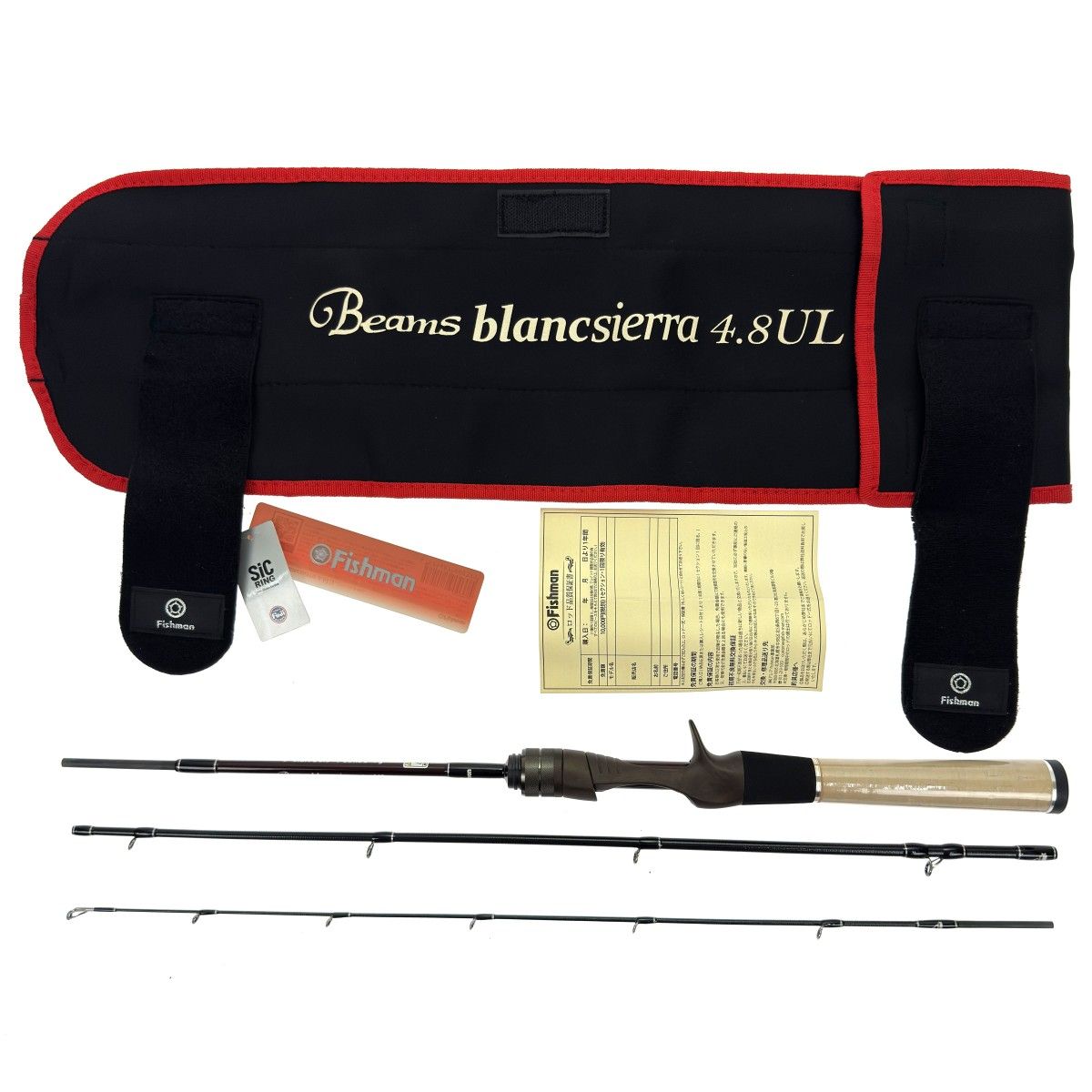 Fishman フィッシュマン Beams blancsierra 4.8UL(ビームス ブランシエラ4.8UL) 竿袋タバコ臭有り