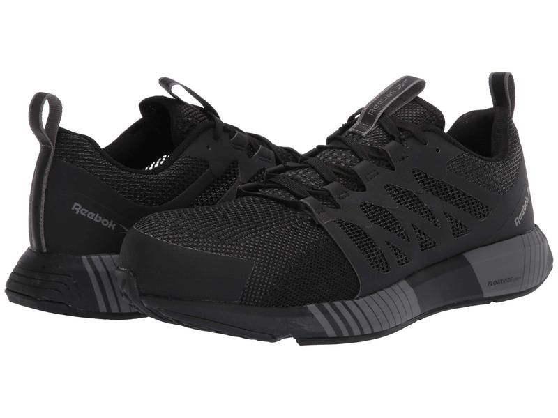 リーボック メンズ シューズ スニーカー Reebok Work Fusion Flexweave Cage Composite Toe BlackGrey ブラック