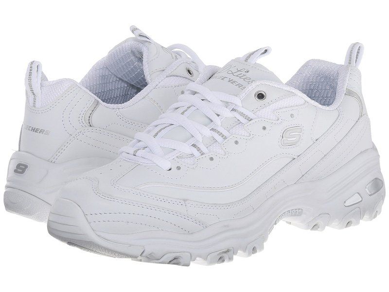 スケッチャーズ レディース シューズ スニーカー SKECHERS DLites Fresh Start White ホワイト
