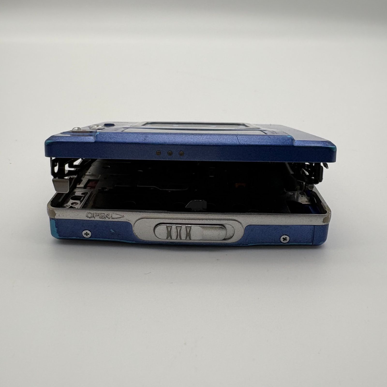 動作未確認】Panasonic SJ-MR220 ブルー パナソニック ポータブルMD