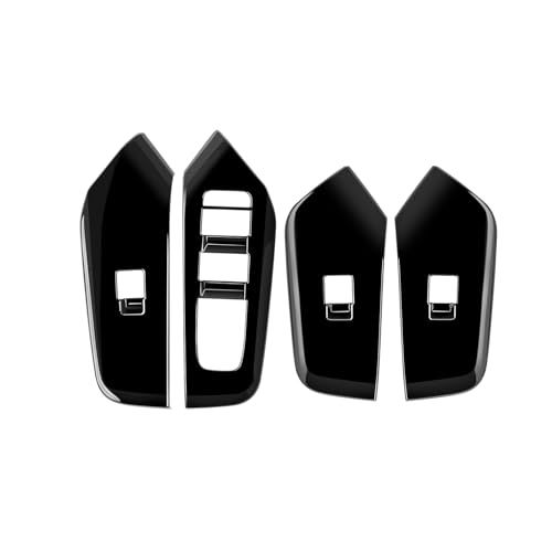 【GIKAKU】5代目 プリウス60系 アクセサリー ZVW60 ZVW65 MXWH60 MXWH65 新型プリウス60系アクセサリー パワーウィンドウスイッチパネル ドアパネルカバー インテリアパネル（ピアノブラック）ts b93b38b0