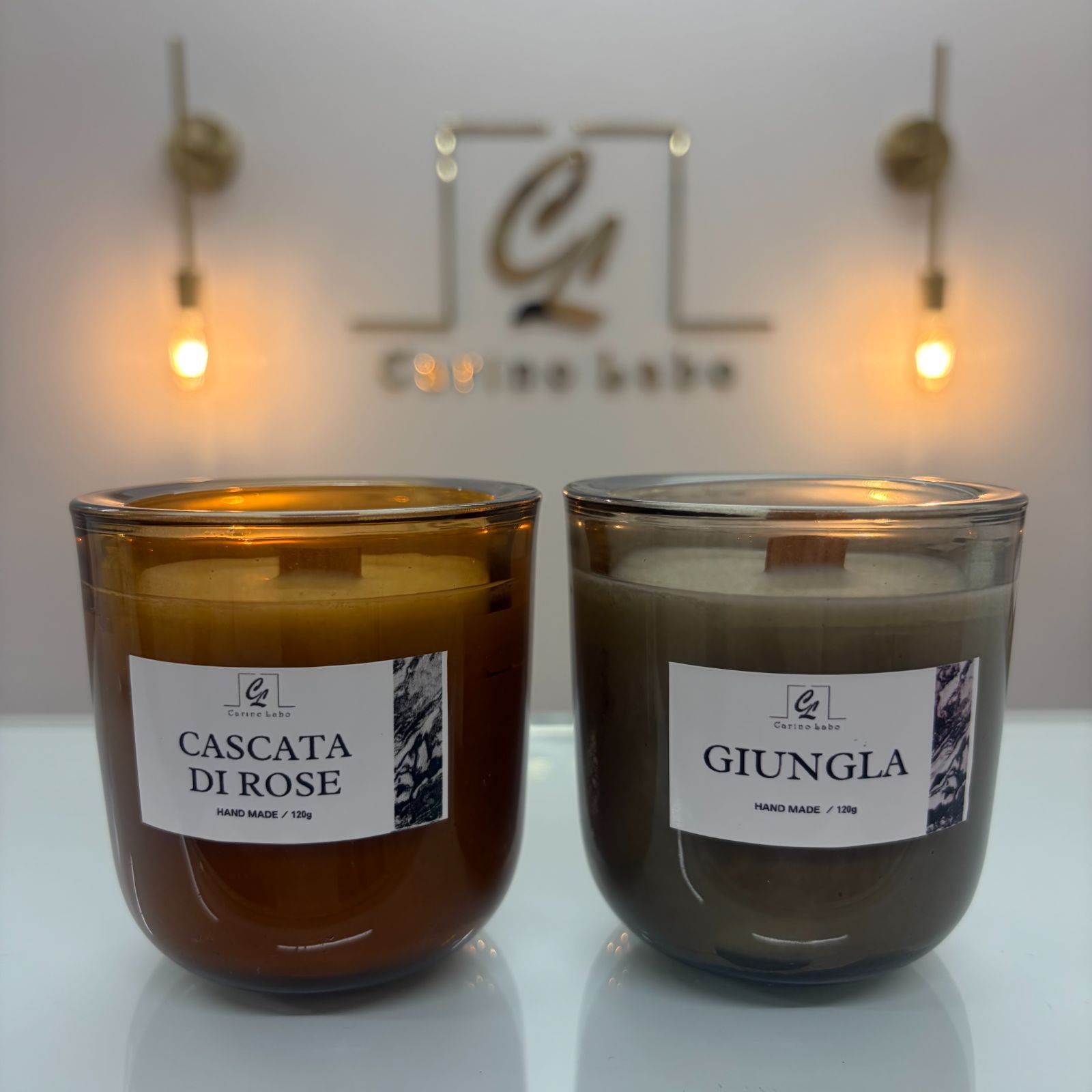 木芯ソイキャンドル 2個セット】GIUNGLA & CASCATA DI ROSE - メルカリ