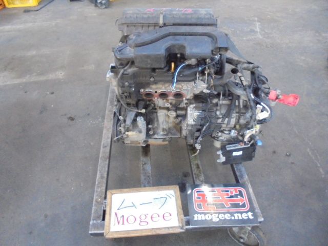 1FL5531 BM ダイハツ ムーヴ L175S 前期型 X エンジン本体+ATミッションセット　KFVE エンジンコンピューター付　A057976 2WD