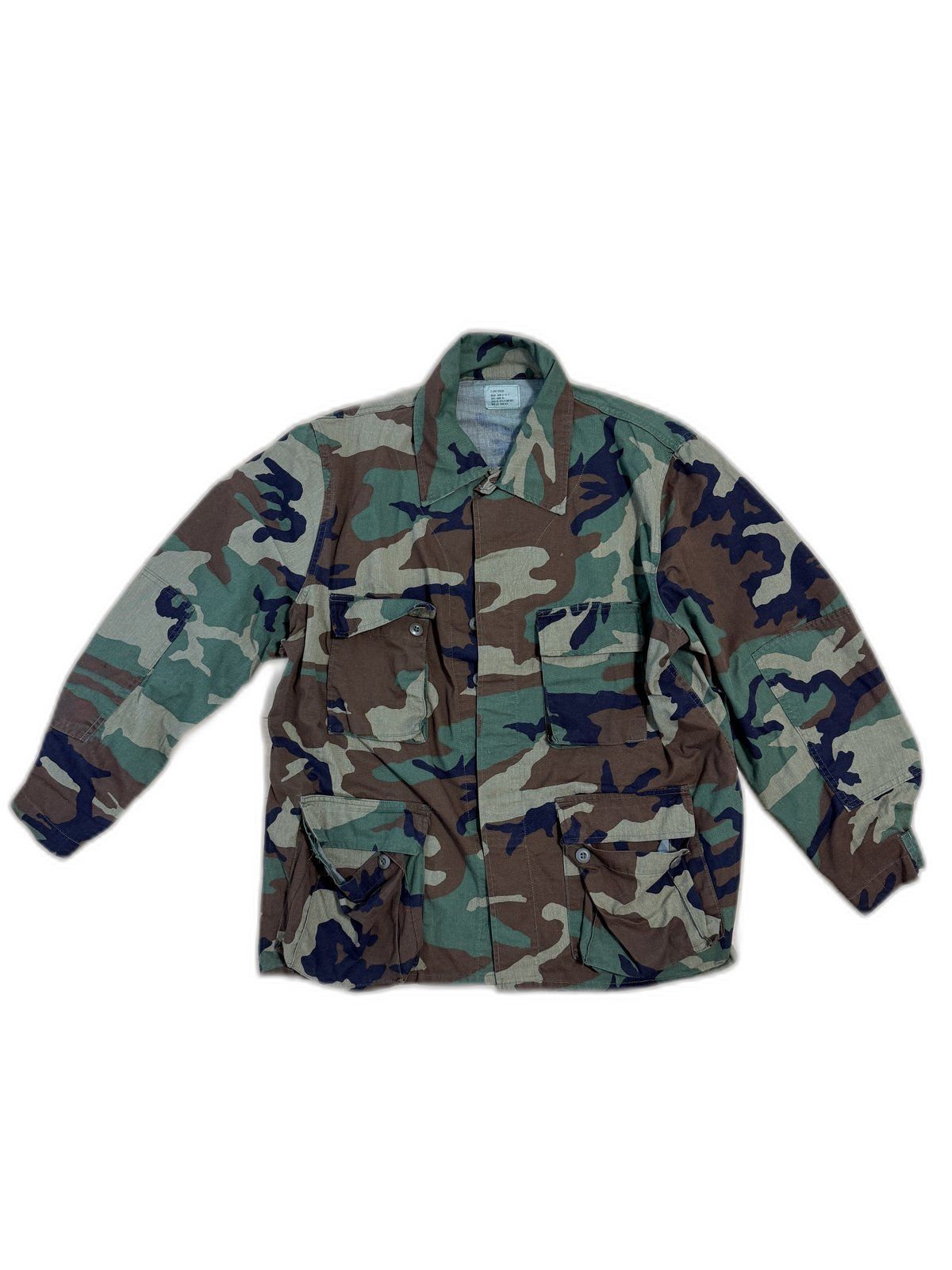 80s 最初期 US ARMY BDU ウッドランド迷彩 ジャケット XL - メルカリ