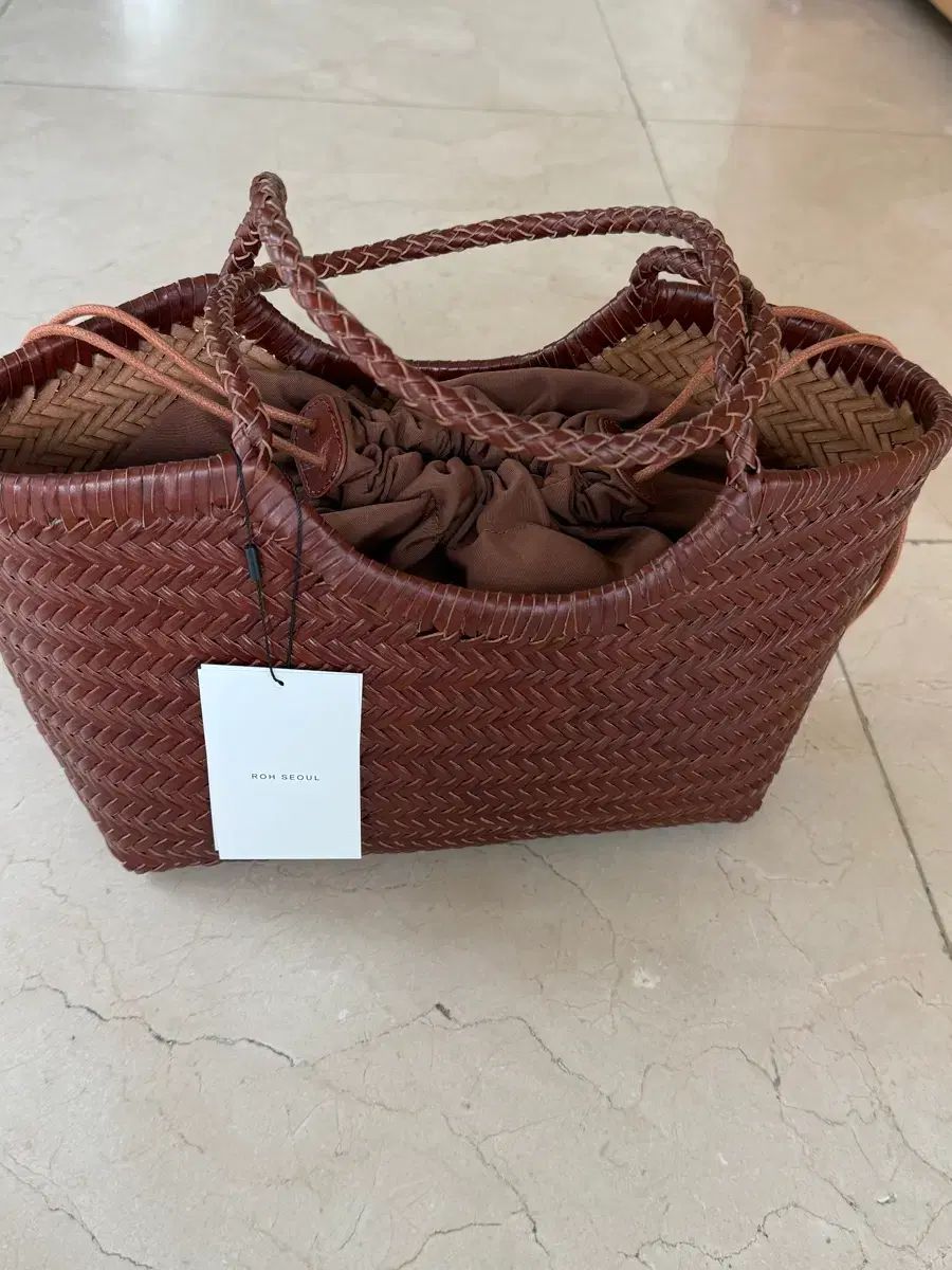 ローソウル Loom tote bag Caramel 룸 トート バッグ キャメル 新品