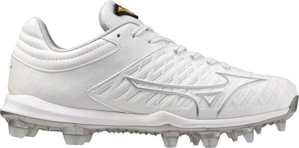 ミズノ レディース シューズ スニーカー Mizuno Womens Pro FP TPU Softball Cleats WhiteSilver ホワイト