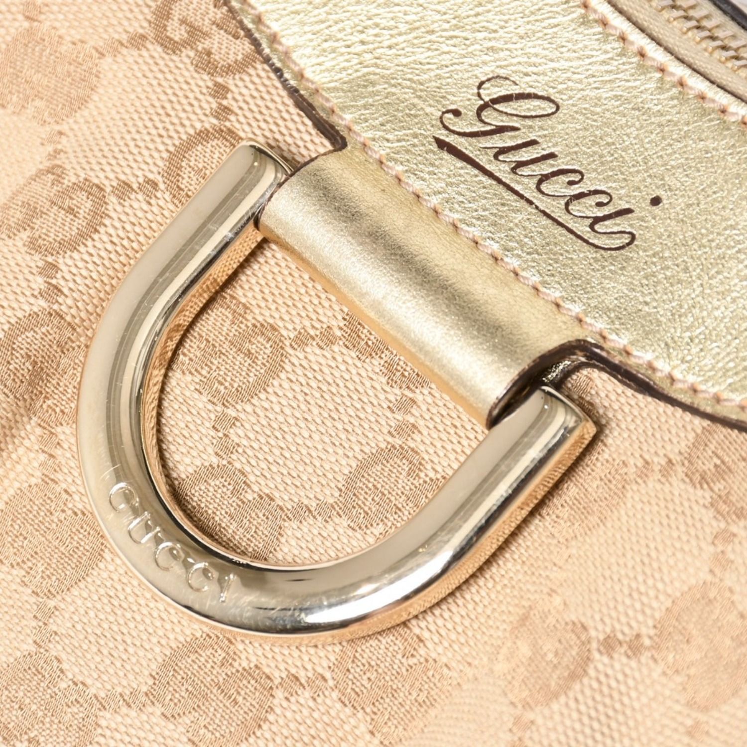 【美品】グッチ ハンドバッグ GG アビー キャンバス ゴールド金具 GUCCI グッチ アビー GGキャンバス セミショルダーバッグ 190525