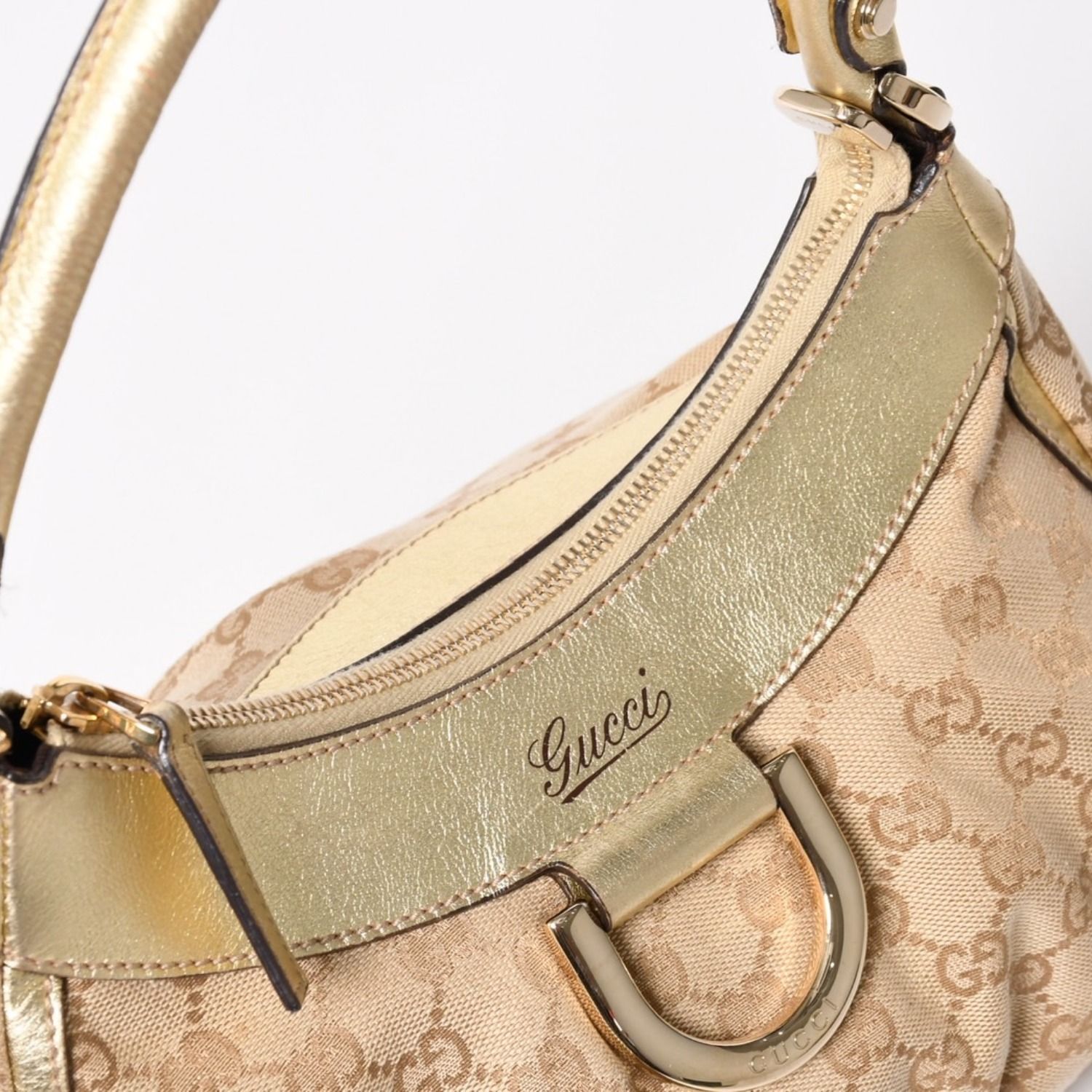 GUCCI グッチ アビー GGキャンバス セミショルダーバッグ 190525