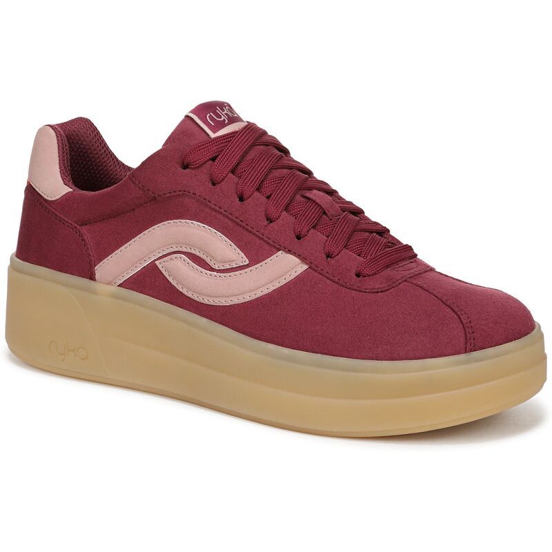ライカ レディース シューズ スニーカー レース Ryka Viv Max Womens Lace Up Sneakers Berry Red レッド