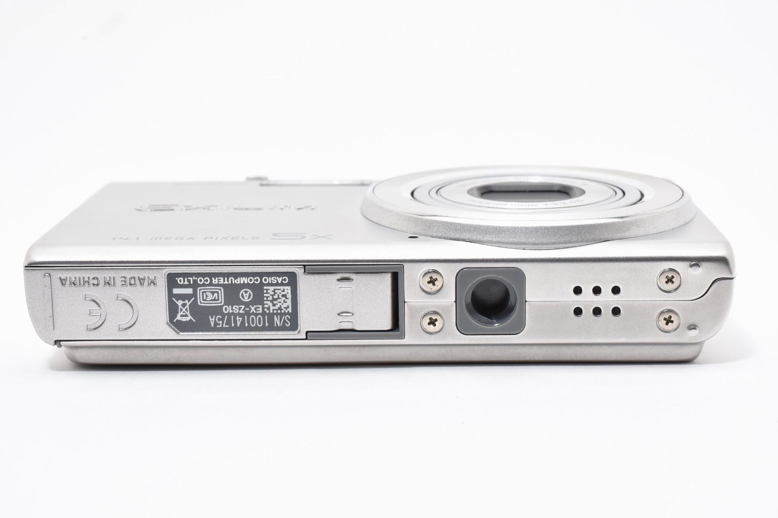 ☆良品☆ カシオ CASIO EX-ZS10 シルバー コンパクトデジカメ【14.1MP