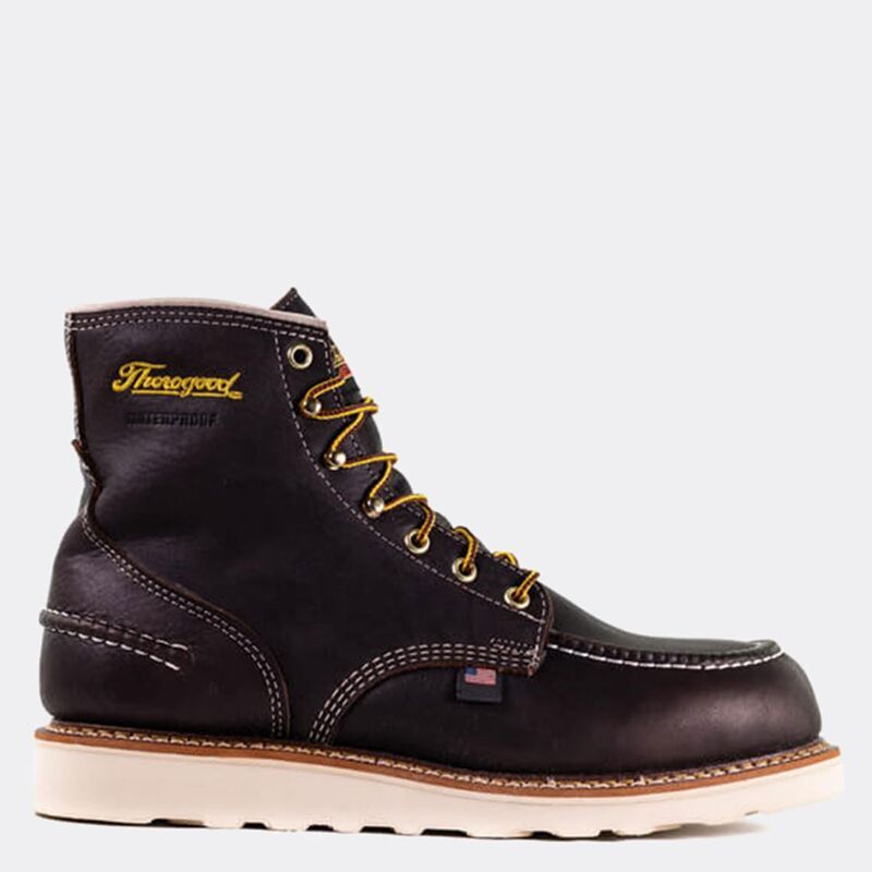 ソログッド メンズ シューズ ブーツ・レインブーツ Thorogood Mens 1957 Series Waterproof 6 Inch Briar Pitstop Moc Toe Maxwear