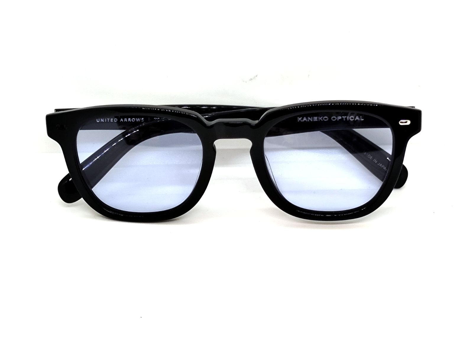 金子眼鏡 KANEKO OPTICAL × UNITED ARROWS Modern メガネ ブルーレンズ