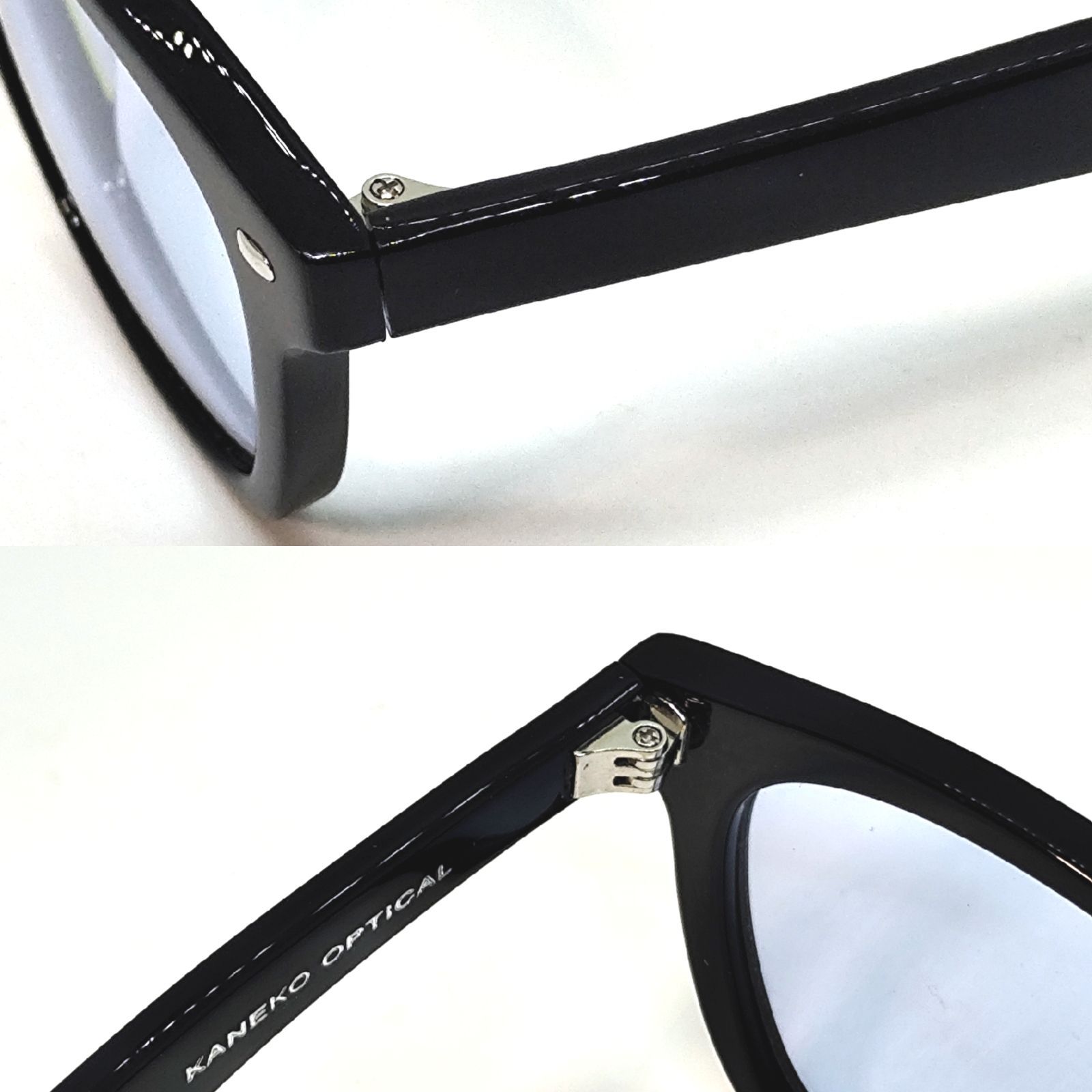 金子眼鏡 KANEKO OPTICAL × UNITED ARROWS Modern メガネ ブルーレンズ 