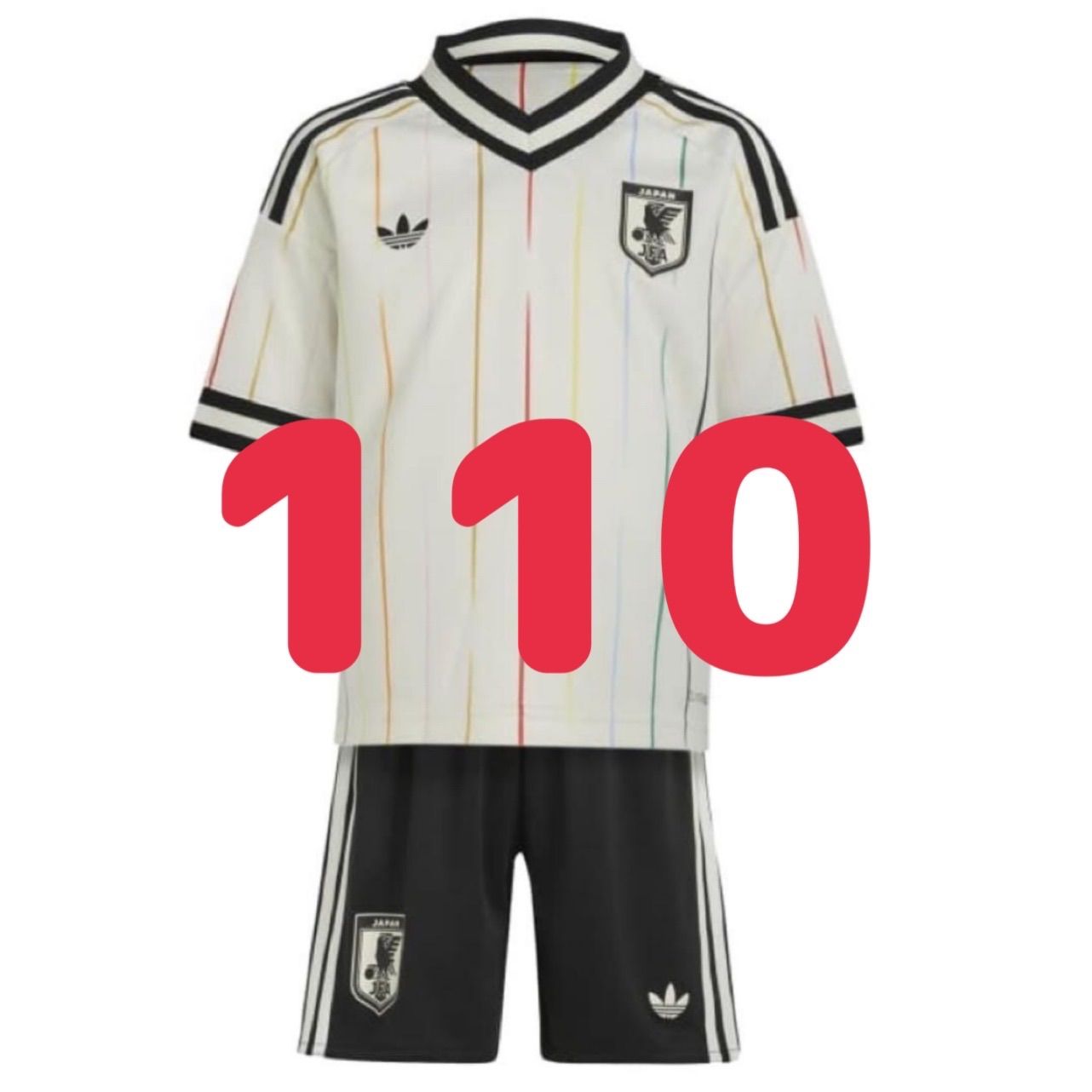 アウェイレプリカユニフォームセット キッズ 110 サッカー 日本代表 新品