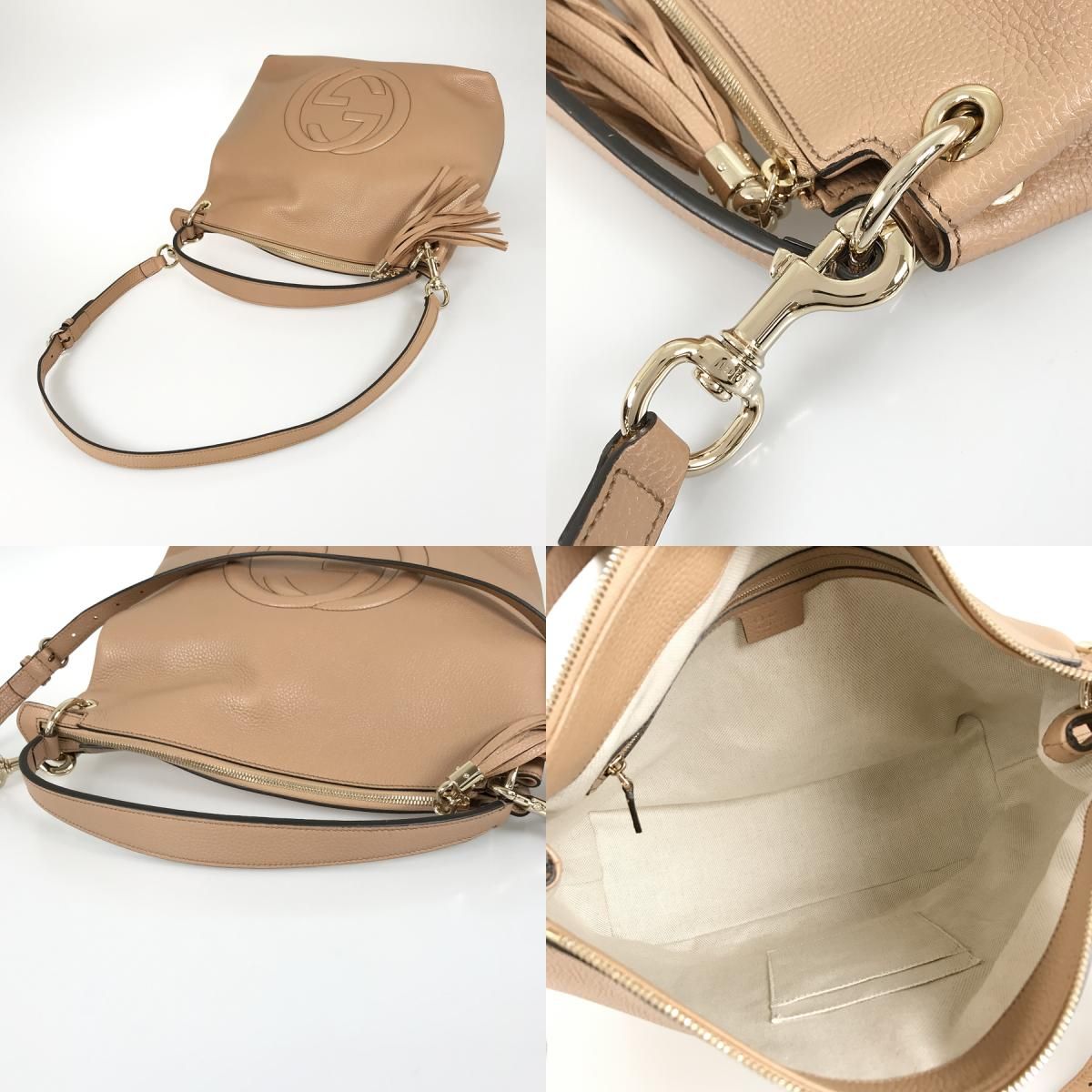 グッチ GUCCI ソーホー インターロッキングG 536194 レザー ショルダー