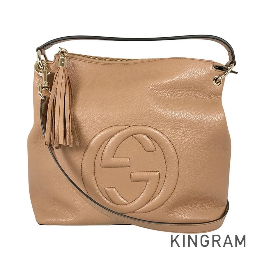 グッチ GUCCI ソーホー インターロッキングG 536194 レザー ショルダー